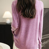 Chanyarn Women's 100% Merino Wool Seamless Sweater Mock Neck First-Line Ready to Wear Long Sleeve Knitted Pullover Tops