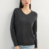 Chanyarn 100% Pure Cashmere Women's Sweater V-Neck Long Sleeve 2025 Fall Winter Warm Soft Knit Pullover
