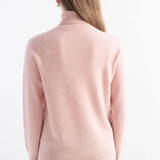 Women's 100% Pure Cashmere Sweater Turtleneck Long Sleeve Warm Soft 2025 Fall Winter Knit Pullover