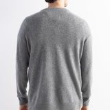 Men's 100% Merino Wool Sweater 2025 Fall Winter First-Line Ready to Wear Crew Neck Long Sleeve Seamless Knit Sweater