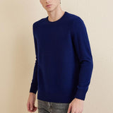 Chanyarn Men's 100% Merino Wool Sweater 2025 Fall Winter Casual Crewneck Warm Soft Long Sleeve Knitted Sweater