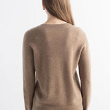 100% 메리노 울 심리스 크루넥 스웨터