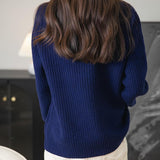 Chanyarn Pull de laine de mérinos de Chanyarn 2025 Automne d'hiver Casual Crewneck Long Sweater en tricot à manches longues à manches longues à manches longues