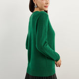 Women's 100% Pure Cashmere Sweater 2025 Fall Winter Crew Neck Long Sleeve Warm Soft Knitted Pullover