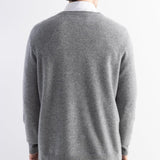 Herren 100% Merino Wollpullover 2025 Herbst Winter Erste Linie Ready to Tragen gegen Nacken Langschläfe nahtloser Strickpullover
