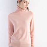 Women's Merino Wool Sweater 2025 Fall Winter Turtle Neck Long Sleeve First-Line Ready to Wear Seamless Knit Sweater