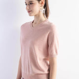 Frauen Merino Wollpullover 2025 Herbst Winter gegen Nacken Kurzarm Erstlinienanschluss bereit zum Tragen nahtloser Strickpullover