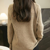 Chanyarn Pull de laine de mérinos de Chanyarn 2025 Automne Hiver Crew Cou Nou à manches longues Tullover en tricot à manches longues