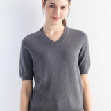 Frauen Merino Wollpullover 2025 Herbst Winter gegen Nacken Kurzarm Erstlinienanschluss bereit zum Tragen nahtloser Strickpullover