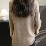 Chanyarn Women's100％メリノウールシームレスセータータートルネックファーストライン長いスリーブニットプルオーバートップを着用する準備ができています