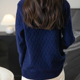 Chanyarn Women's 100% Merino Merino Wool Séter 2025 Otoño Invierno Solid Mock Cuella de manga larga Sweater Jumper