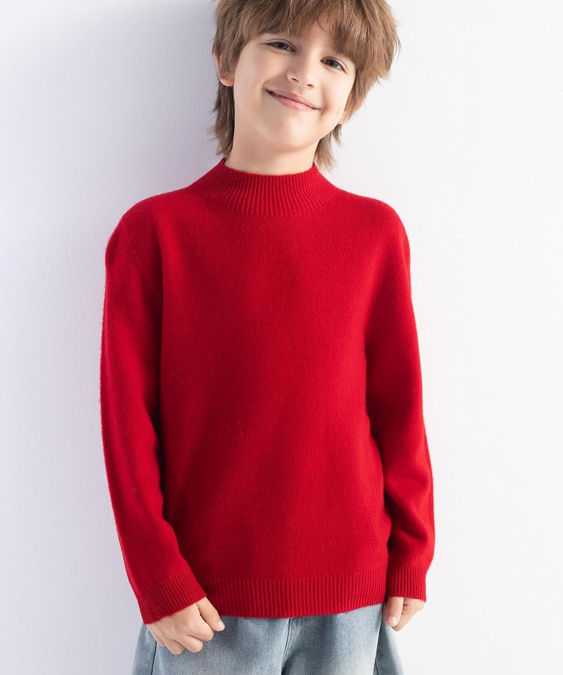 Boys' 100% Merino Wool Seamless Sweater