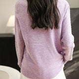 Chanyarn Women's 100% Merino Wool Seamless Sweater Mock Neck First-Line Ready to Wear Long Sleeve Knitted Pullover Tops