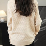 Chanyarn Women's 100% Merino Merino Wool Séter 2025 Otoño Invierno Solid Mock Cuella de manga larga Sweater Jumper