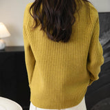 Chanyarn Pull de laine de mérinos de Chanyarn 2025 Automne d'hiver Casual Crewneck Long Sweater en tricot à manches longues à manches longues à manches longues