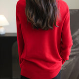 Chanyarn Women's100％メリノウールシームレスセータータートルネックファーストライン長いスリーブニットプルオーバートップを着用する準備ができています