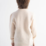 Boy's 100% Merino Wool Sweater 2025 Fall Winter First-Line Ready to Wear V Neck Long Sleeve Seamless Knit Sweater