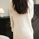Chanyarn Women's100％メリノウールシームレスセータータートルネックファーストライン長いスリーブニットプルオーバートップを着用する準備ができています