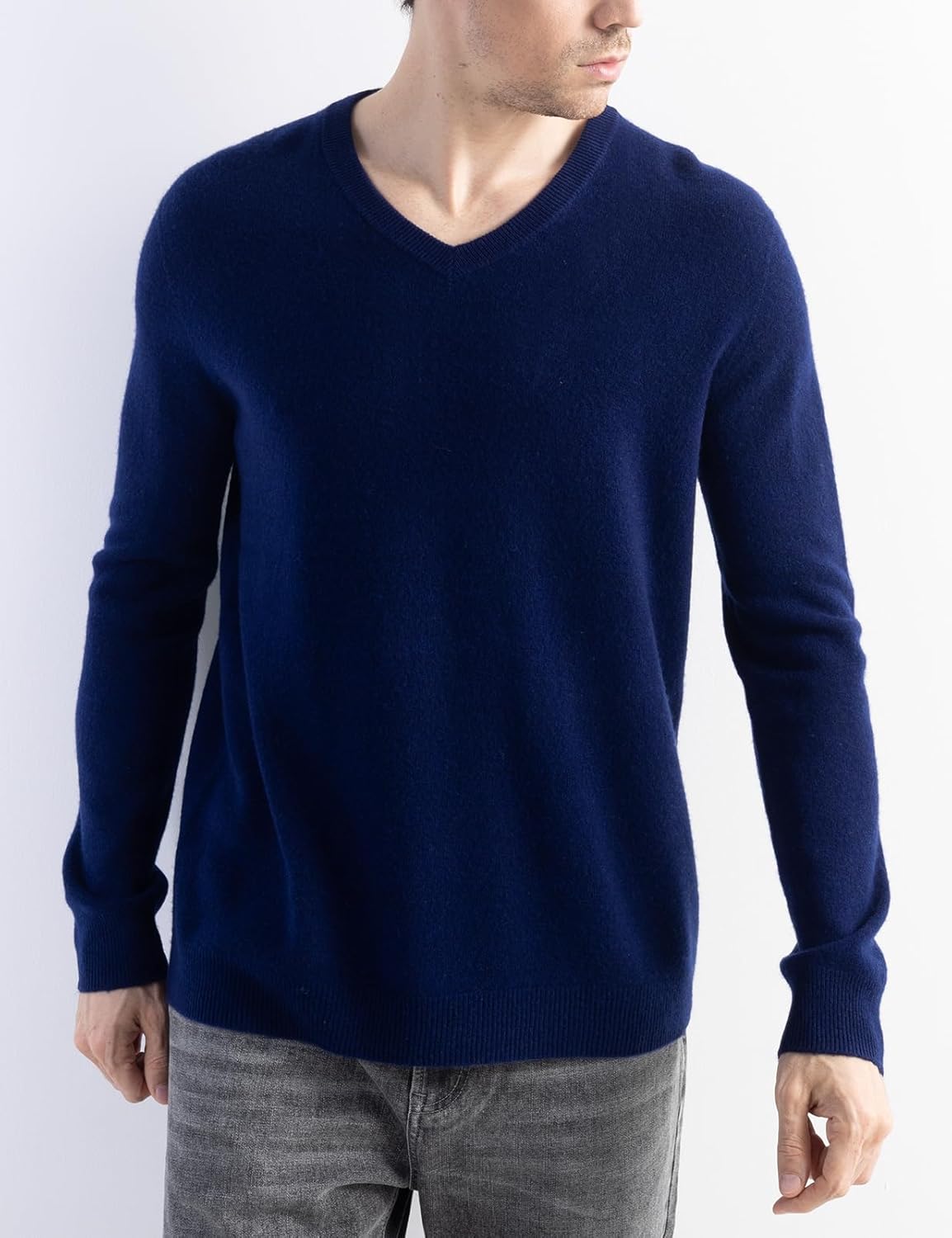 Australian Merino Wool V-Neck Sweater