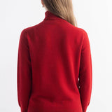 Women's 100% Pure Cashmere Sweater Turtleneck Long Sleeve Warm Soft 2025 Fall Winter Knit Pullover