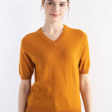 Frauen Merino Wollpullover 2025 Herbst Winter gegen Nacken Kurzarm Erstlinienanschluss bereit zum Tragen nahtloser Strickpullover