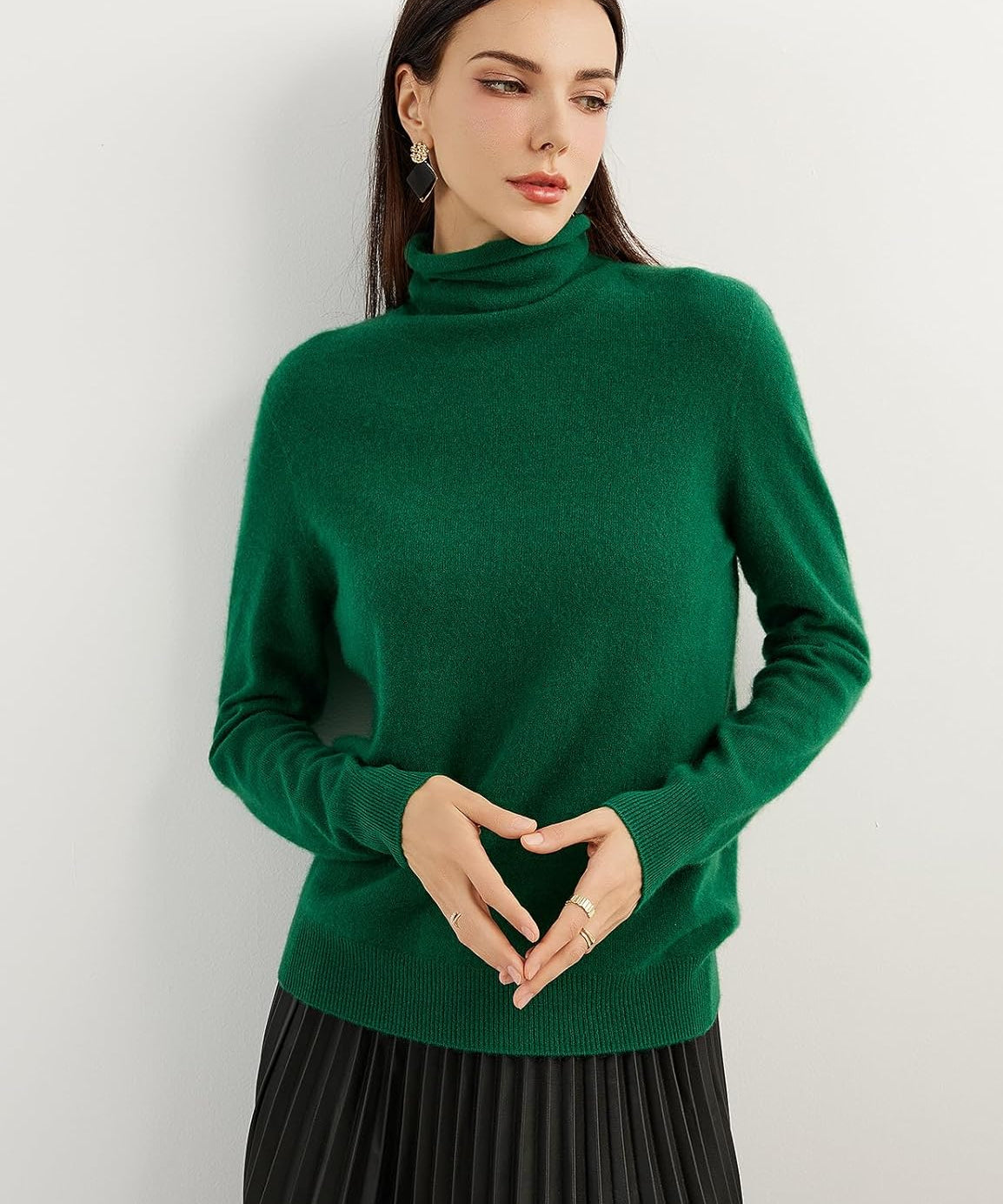 Mongolian Cashmere Turtleneck Sweater