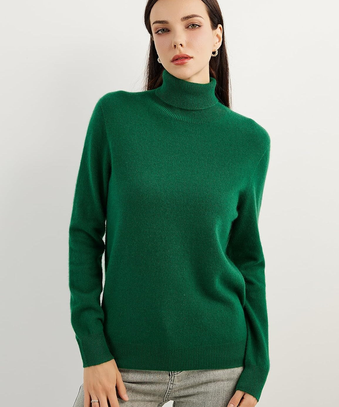 Mongolian Cashmere Turtleneck Sweater