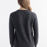 Women's 100% Pure Cashmere Women's Sweater V-Neck Long Sleeve 2025 Fall Winter Warm Soft Knit Pullover