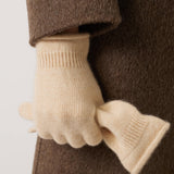 100% Pure Cashmere Gloves Winter Knit Gloves for Teens
