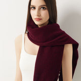 100% Merino Wool Knit Wrap Shawl with Sleeves
