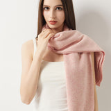 100% Merino Wool Knit Wrap Shawl with Sleeves