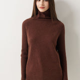 Maglione dolcevita 30% cashmere 70% lana merino