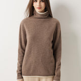 30% Cashmere 70% Merino Wool Turtle Neck Sweater