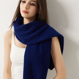 100% Merino Wool Knit Wrap Shawl with Sleeves