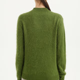 Chanyarn Women's 100% Merino Wool Luxury Soft Fall Winter Warm Long Sleeve Mock Neck Brushed Fuzzy Pullover Sweater