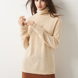 30% Cashmere 70% Merino Wool Turtle Neck Sweater