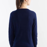 Women's Merino Wool Sweater 2025 Fall Winter Crew Neck Long Sleeve First-Line Ready to Wear Seamless Knit Sweater