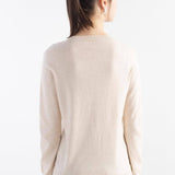 Women's Merino Wool Sweater 2025 Fall Winter Crew Neck Long Sleeve First-Line Ready to Wear Seamless Knit Sweater