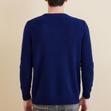 Chanyarn Men's 100% Merino Wool Sweater 2025 Fall Winter Casual Crewneck Warm Soft Long Sleeve Knitted Sweater