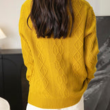 CHanyarn Women's Crew Neck 100% Micchiale in lana merino 2025 inverno casual casual vintage morbida a maniche lunghe a maniche lunghe maglione