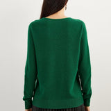 Chanyarn 100% Pure Cashmere Women's Sweater V-Neck Long Sleeve 2025 Fall Winter Warm Soft Knit Pullover