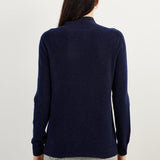 100% Pure Cashmere Women's Sweater Mock Neck Long Sleeve Warm Soft 2025 Fall Winter Knit Pullover