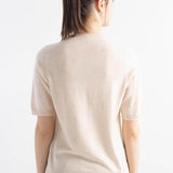 Frauen Merino Wollpullover 2025 Herbst Winter gegen Nacken Kurzarm Erstlinienanschluss bereit zum Tragen nahtloser Strickpullover