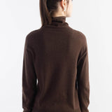 Women's Merino Wool Sweater 2025 Fall Winter Turtle Neck Long Sleeve First-Line Ready to Wear Seamless Knit Sweater