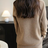 Chanyarn Women's 100% Merino Wool Sweater 2025 Fall Winter 1/4 Zip Pullover Casual Long Sleeve Knit Sweater Tops