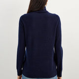 100% Pure Cashmere Women's Sweater Turtleneck Long Sleeve Warm Soft 2025 Fall Winter Knit Pullover