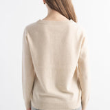 몽골리안 캐시미어 카디건 크루넥 스웨터