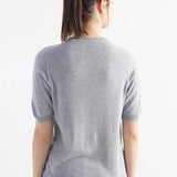 Frauen Merino Wollpullover 2025 Herbst Winter gegen Nacken Kurzarm Erstlinienanschluss bereit zum Tragen nahtloser Strickpullover