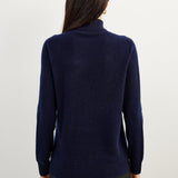 Women's 100% Pure Cashmere Sweater Turtleneck Long Sleeve Warm Soft 2025 Fall Winter Knit Pullover