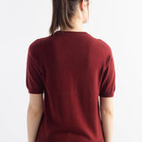 Frauen Merino Wollpullover 2025 Herbst Winter gegen Nacken Kurzarm Erstlinienanschluss bereit zum Tragen nahtloser Strickpullover